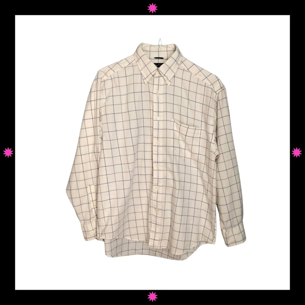 MEN'S LONG-SLEEVE CASUAL BUTTON DOWN SHIRT BY NAUTICA LARGE